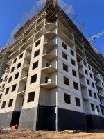 Корпус 8: монолитные работы, кладка стен